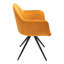 Chaise rembourrée en velours Skywalk-2036862243