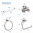Circular 5 - Piece Bathroom Hardware Set-90977513