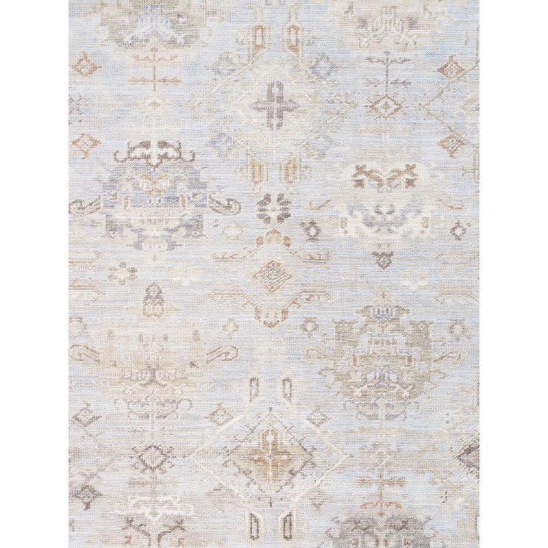 Oushak Hand Knotted Wool Oriental Area Rug, Rectangle 12' x 15'