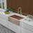 30 Rose Gold Farmhouse Sink - 30 Inch Kitchen Sink Stainless Steel 16 Gauge Apron Front Kitchen Sink