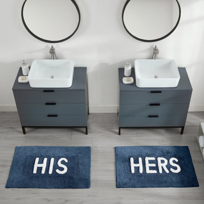 Cotton Blend Bath Rug