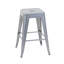 Tabouret de bar 4 pièces de 24 po de hauteur 4 po, tabourets de bar en métal sans dossier, non empilables-131584349-131584356