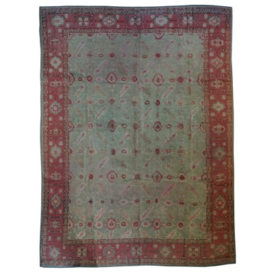 Oushak One-of-a-Kind Rectangle 8' X 10'10" Hand Knotted Area Rug