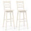 Tabouret de bar pivotant en bois massif de 30 po Kellynn-1398950508