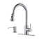 Pull Down Single Handle Kitchen Faucet with Soap Dispenser