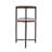 Small Coffee Tables 2-tier Modern Sofa Side Table with Wood Storage Shelf Living Room End Tables Nightstands (Walnut Brown)
