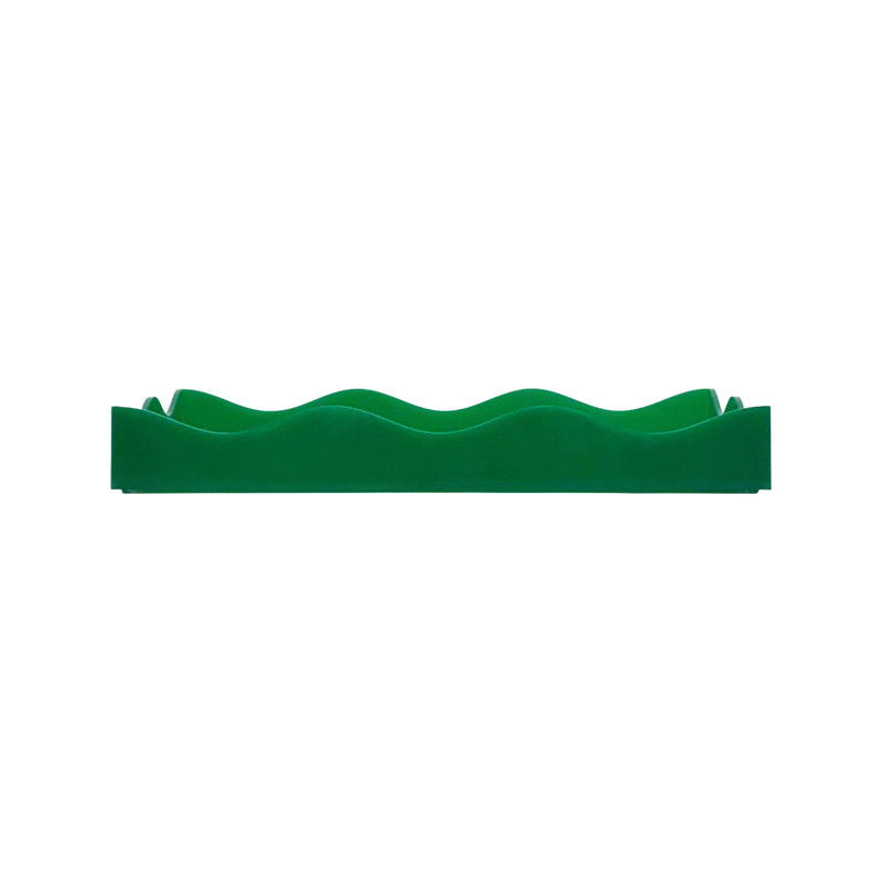 Plateau festonné Spangle - vert, Vert