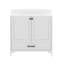 Meuble-lavabo de salle de bain avec lavabo encastré, armoire et tiroir-914267743-921045759