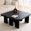 Table basse gigogne en bois de salon avec extension de 70,86 po, ajustement de forme flexible, grand espace de rangement, sapin extensible, épissure, rangement, look élégant