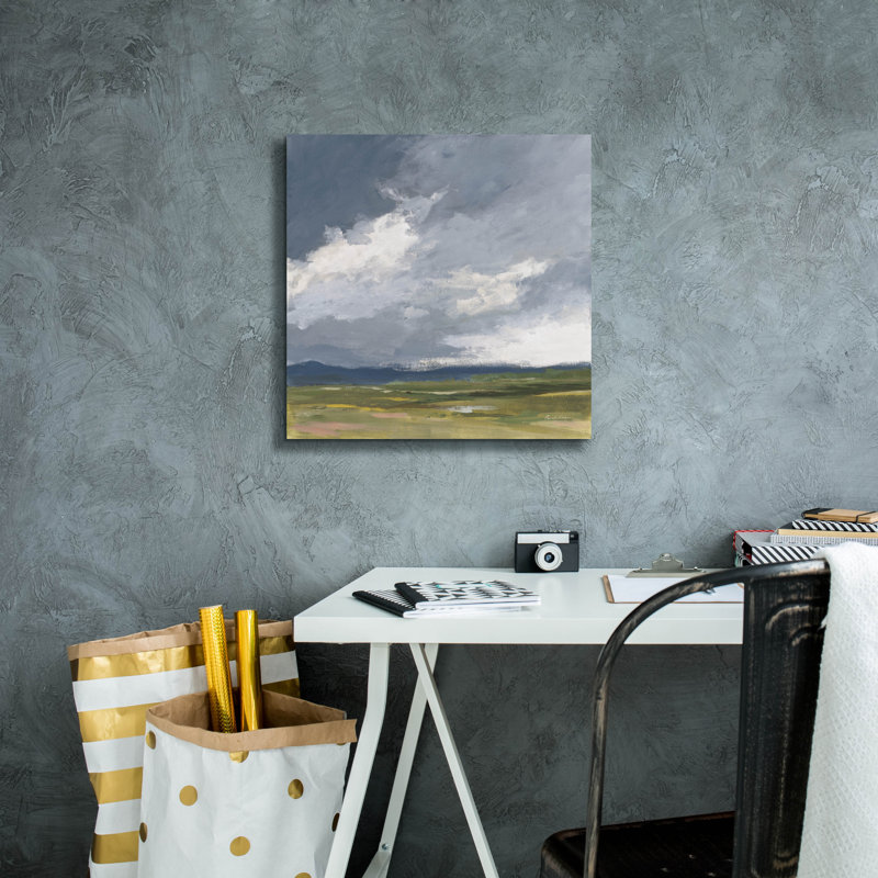 Art mural sur toile Winston Porter «August Storm Honeybloom» par Pamela Munger, H 18 po x l 18 po x P 0,75 po