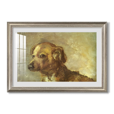 Cliper, the Artist's Dog, 1895-Pablo Picasso-Custom Framed Canvas