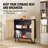 Rattan Cabinet Storage with 2 Magnetic Doors and Adjustable Shelves-106667683
