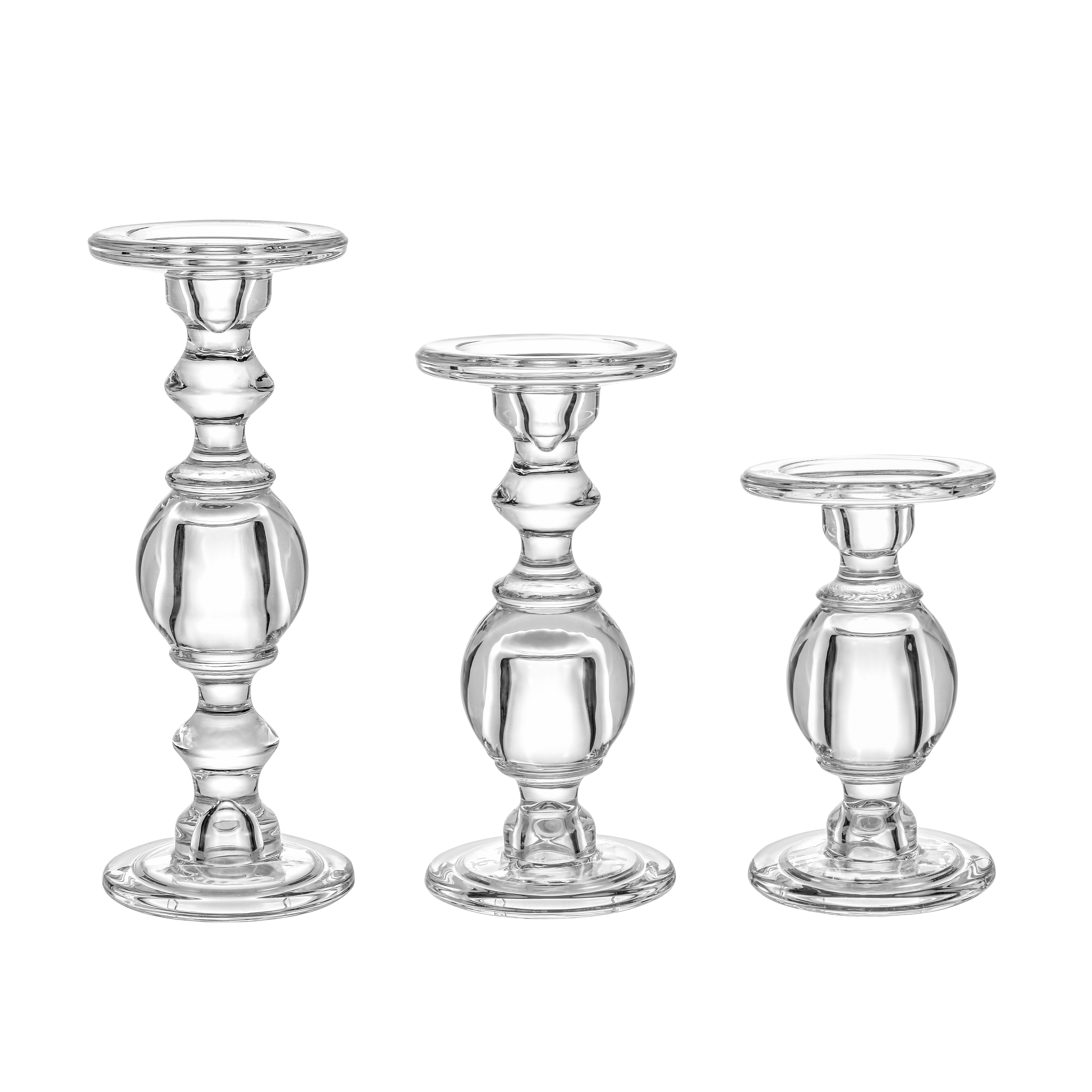 Romantic Canterbury Glass Candles 50 White Wax Clear Canterbury Glass Table  Candols From Leading Manufacturers From Party_happy, $27.94