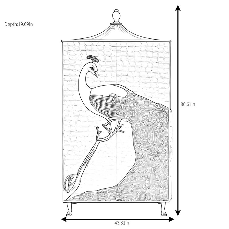 Garde-robe de luxe haut de gamme