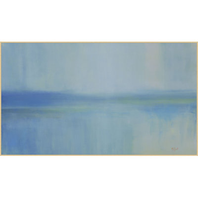 Calm Of Blue Print by Lillian August