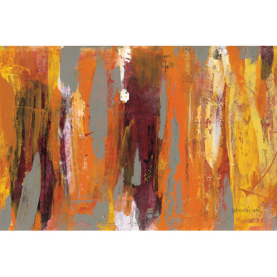 Cinnamon Row 1 Piece Wrapped Canvas Painting