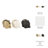 Decorative Scented Candles for Coffee Table - Stylish Candles for Bookshelf, Bedroom, or Living Room Decor - Set of 3, Gold & White-1699063590