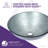 ANZZI Posh 16.5'' Glass Circular Bathroom Sink-22743765