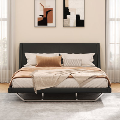 Structure de lit en cuir Pu