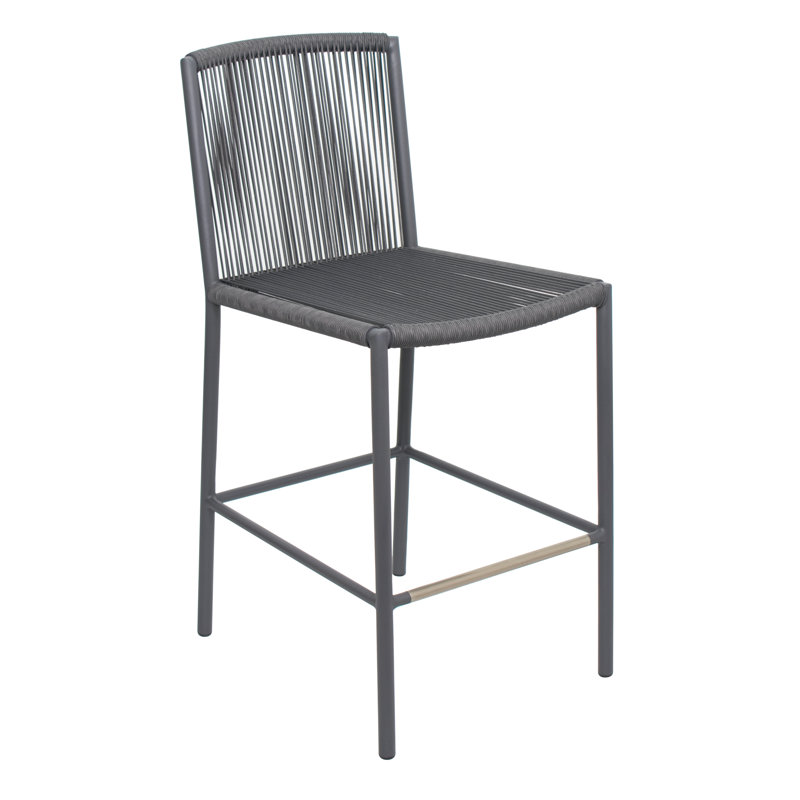 Tabouret de bar Archipelago Stockholm, Gris foncé / galet foncé, 26"