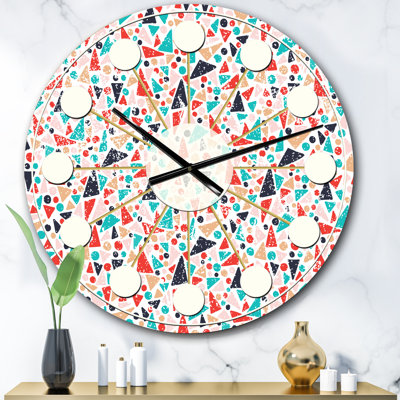 Horloge murale rétro Mid-Century
