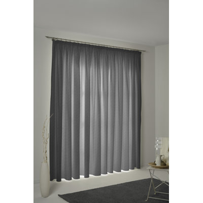 Polyacrylic Opaque Pinch Pleat Curtain Panel