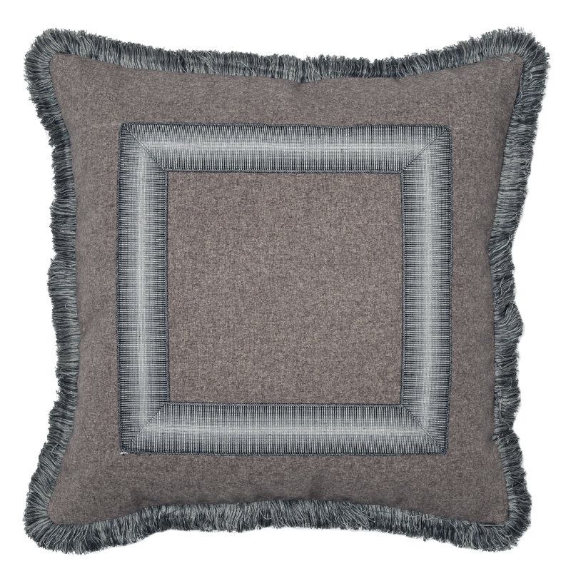 Ombre Frame Lumbar Pillow Cover & Insert, 22" x 22"