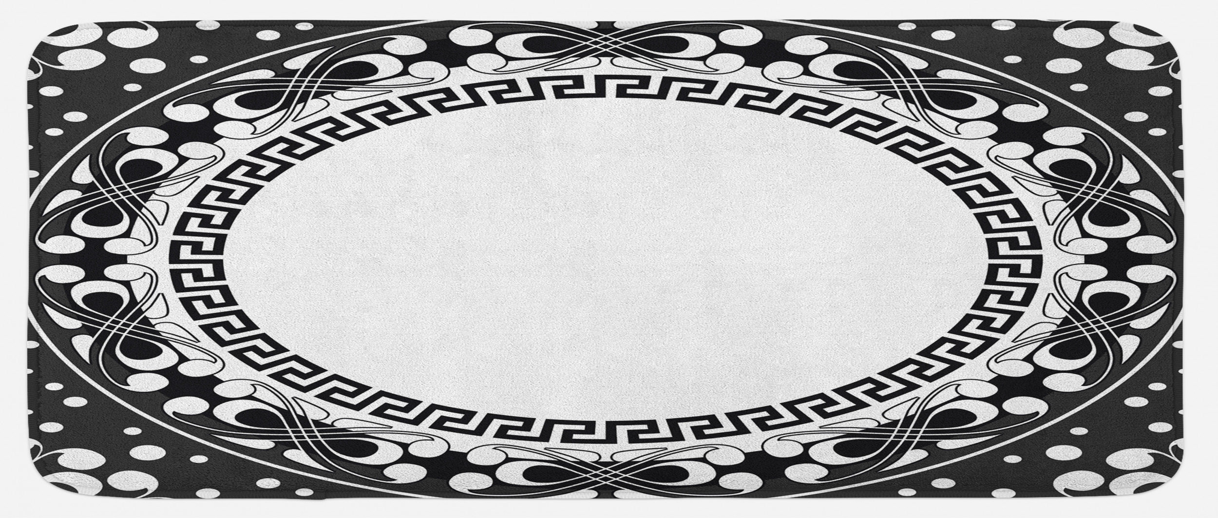 East Urban Home Greek Key Kitchen Mat | Wayfair