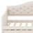 Modern Wooden Daybed with Trundle, Storage Drawers & Upholstered Button Tufted Backrest-313780832