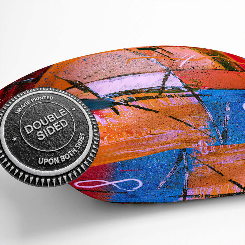 Abstract Square Cushion, 55 x 55 cm
