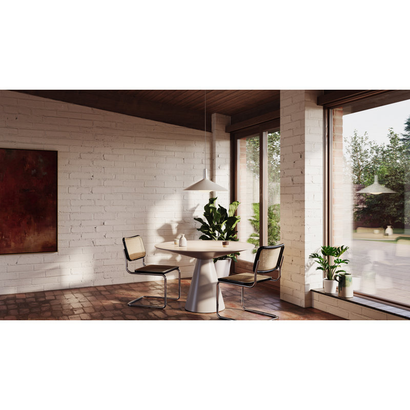 Grand luminaire suspendu en aluminium anodisé, Blanc