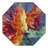 Azaleea Power Loomed Polypropylene Outdoor Are Rug in Blue/Red/Orange-705218211