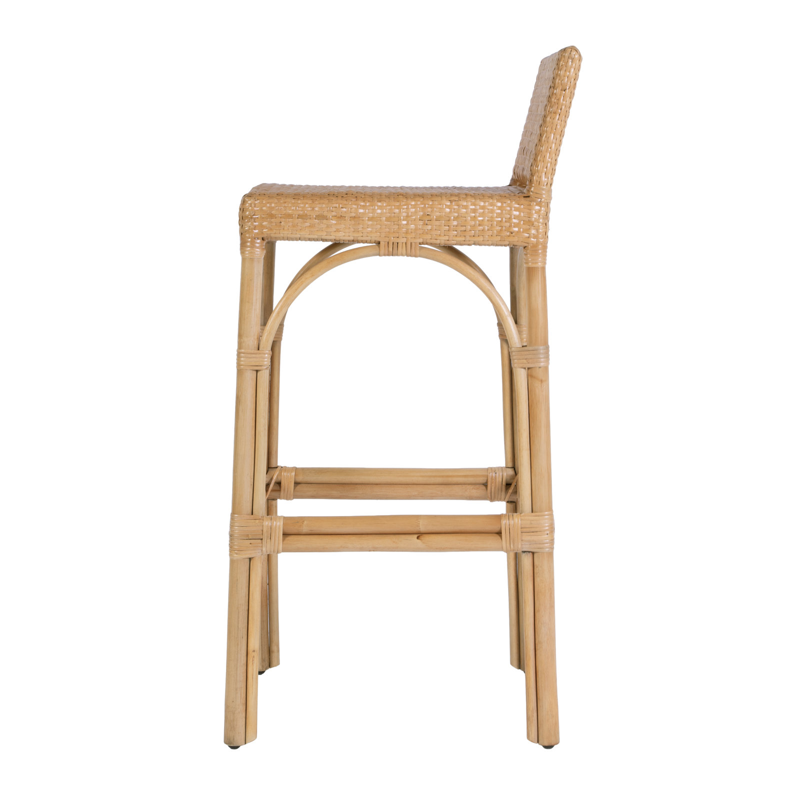 Estella Bar Stool, Natural Brown, Bar Stool (30" Seat Height)