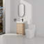 Meuble-lavabo sur pied simple 18 po avec lavabo et meuble-lavabo sur pied en céramique Caisa