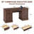 Arless 60" Farmhouse Executive Desk with Drawers, Wood Home Office Desk, File Drawer, Storage Cabinet-400116492
