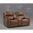 77.5" Zero Gravity Triple Power Genuine Leather Loveseat With Console And Usb & Type-c Charging-1502049341
