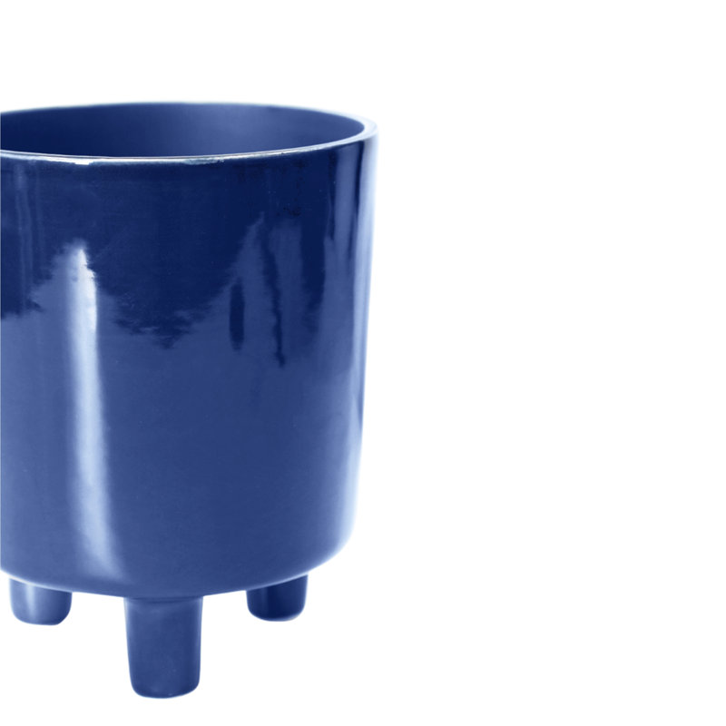 Pisa Ceramic Planter, 19 cm H x 16 cm W x 16 cm D