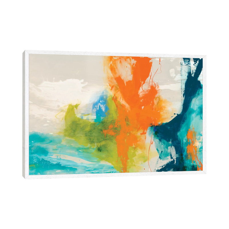 Tidal Abstract I by Sisa Jasper - Gallery-Wrapped Canvas Giclée on Canvas, 66.04 cm H x 45.72 cm W, White Floater Framed