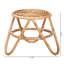 Table de bout en rotin 3 pieds Brenndon