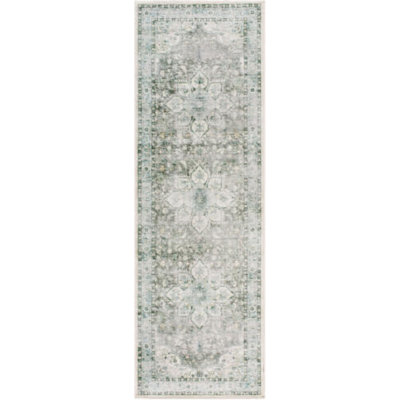 Tapis gris clair / vert Lympsham