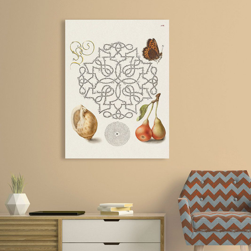 From The Model Book Of Calligraphy, IV by Bocskay Hoefnagel - Art Prints on Canvas, 100cm H x 70cm W x 4cm D