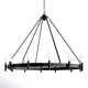 Bryden 12 Light Metal Dimmable Chandelier