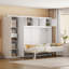 Lit escamotable mural avec armoires Murphy