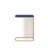 Aviena Blue and Gold Finish Display & Utility functioned Accent Table