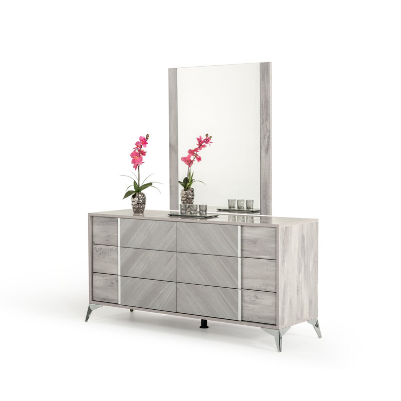 Commode double 6 tiroirs Reece Modern