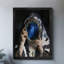 Art mural rétro noir et mystérieux, fantôme dans le miroir-449995160