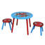 Spider-Man Table and Stool Set for 2, Holds up to 30kg per stool, Perfect for Playtime and Activities - Small, Multicolour