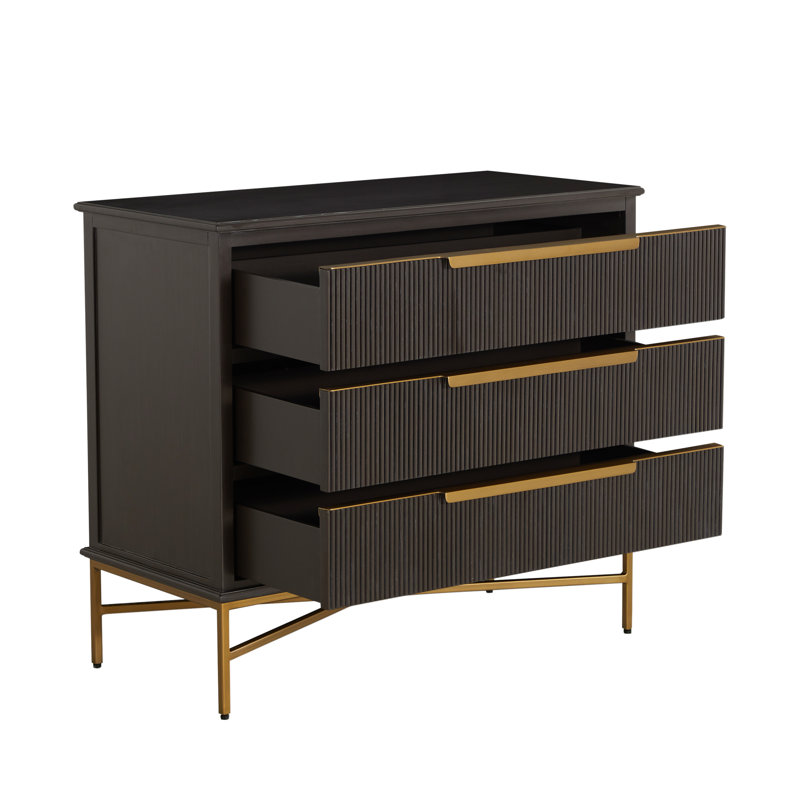 Riggs Chest - Dark, Sesame Black, Stained Brass