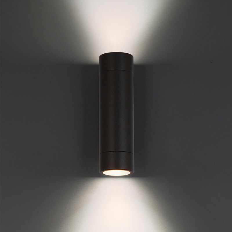 WAC LED Colorscaping RGBWW Wall Cylinder, Black