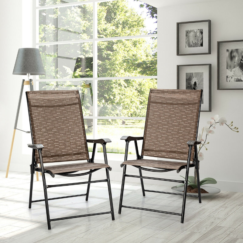 Fauteuil de patio pliant Wolfenbarger
